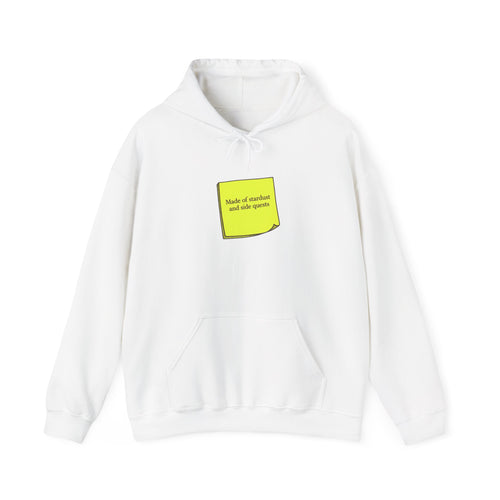 tiny sarcastic microquote hoodie | Deadpan Micro-Text, minitext
