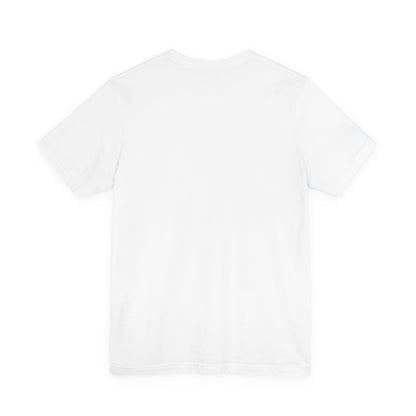 offline micro-logo tee | monoline minimal icon, tiny graphic shirt