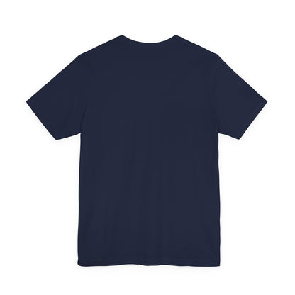 offline micro-logo tee | monoline minimal icon, tiny graphic shirt