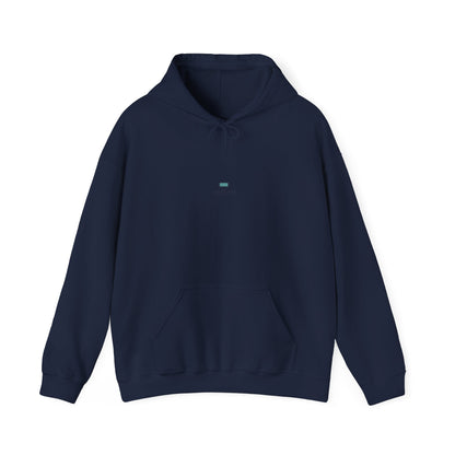 micro-logo 'still' Hoodie | monoline minimal icon, tiny graphic hoodie