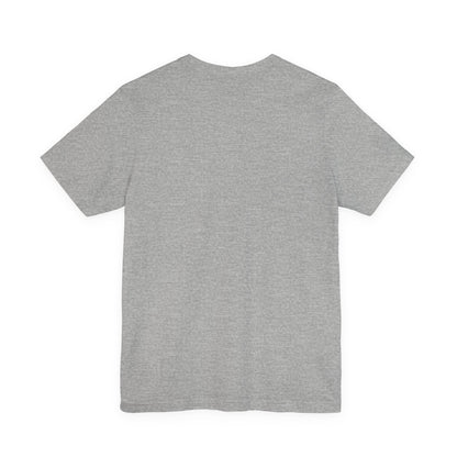 offline micro-logo tee | monoline minimal icon, tiny graphic shirt
