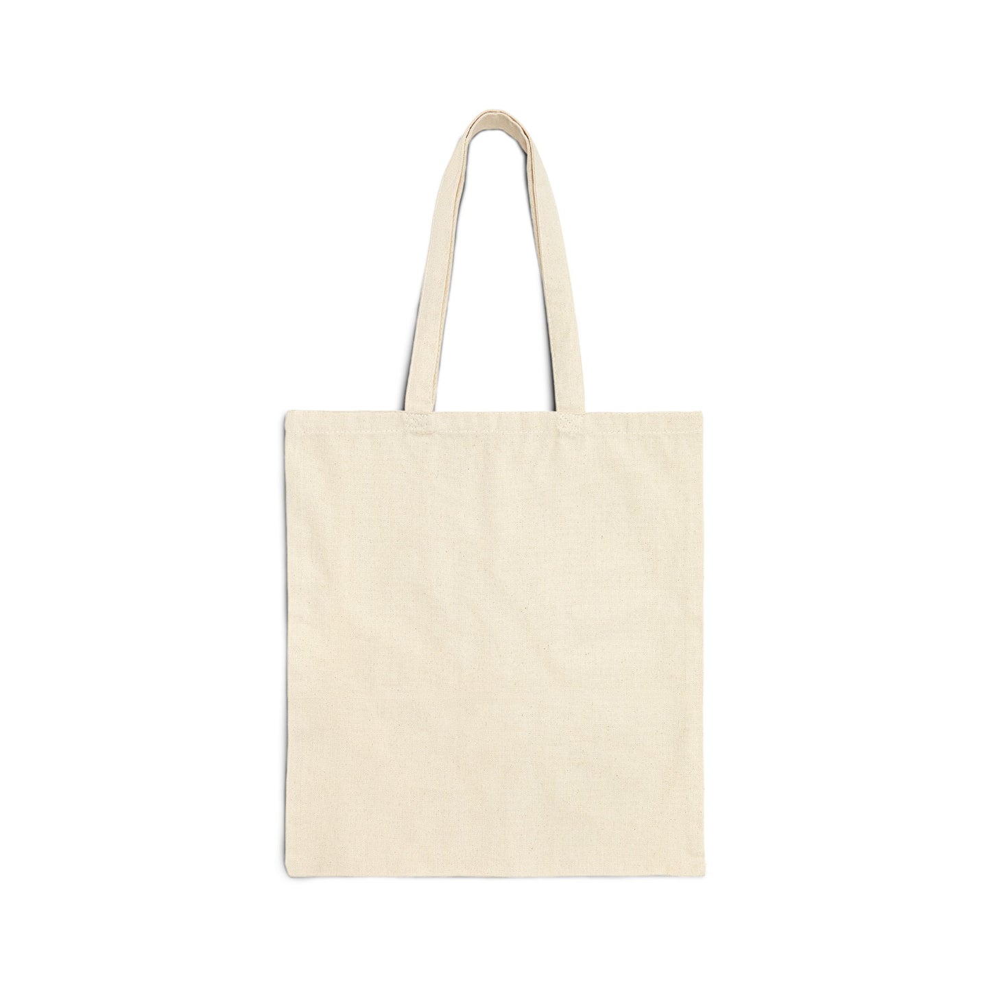 subtle microquote tote | tiny text canvas bag, minimalist minitext