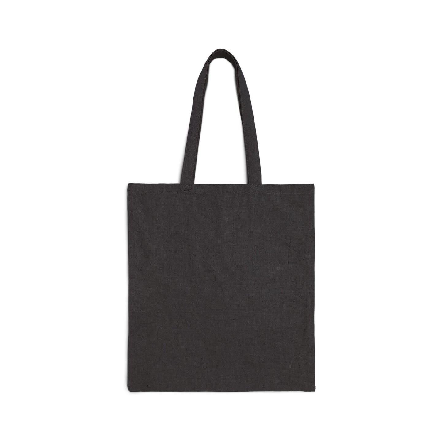 subtle microquote tote | tiny text canvas bag, minimalist minitext
