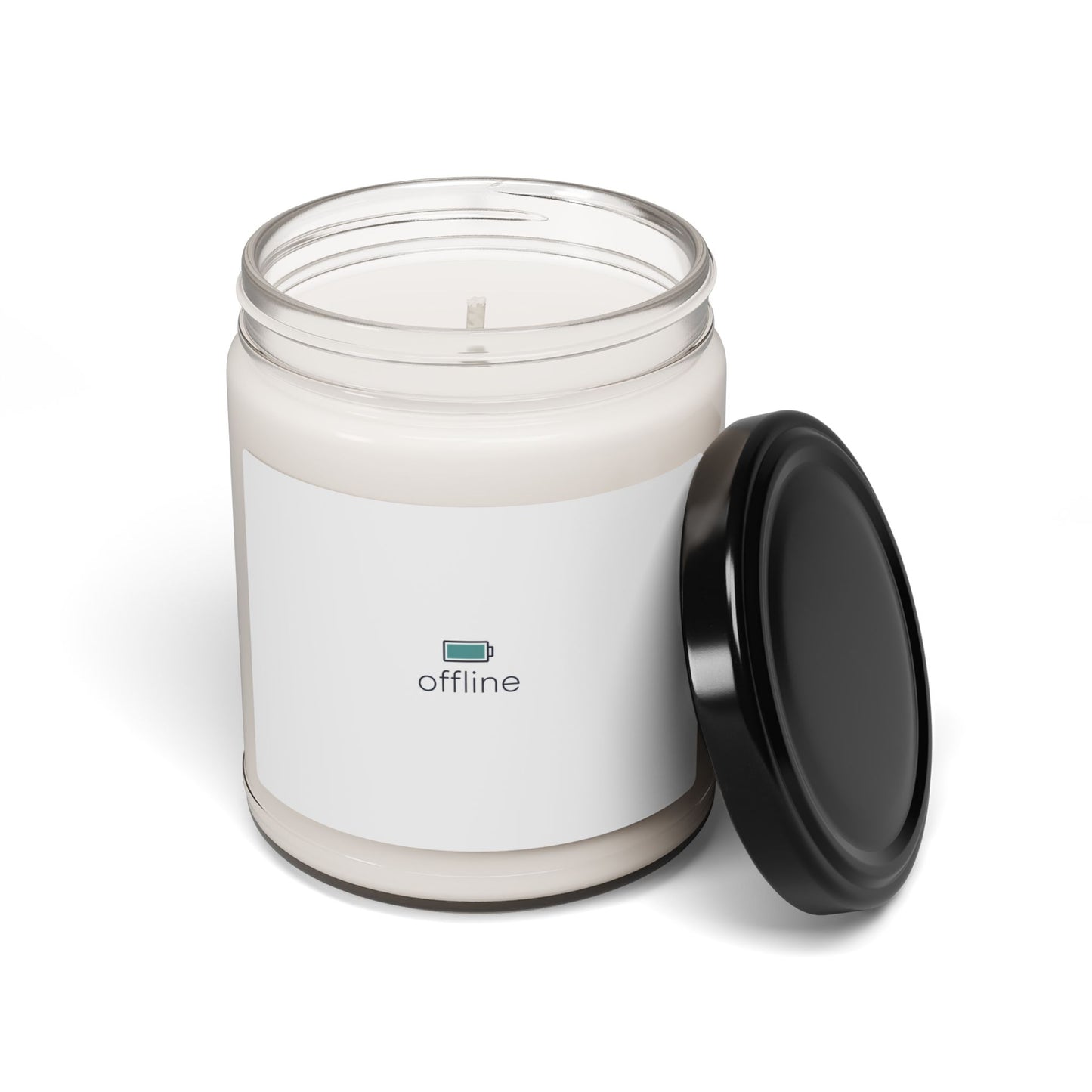 offline micro-icon candle | monoline minimal, tiny logo soy jar