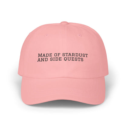 Cap — "Made of Stardust and Side Quests" Embroidered Hat