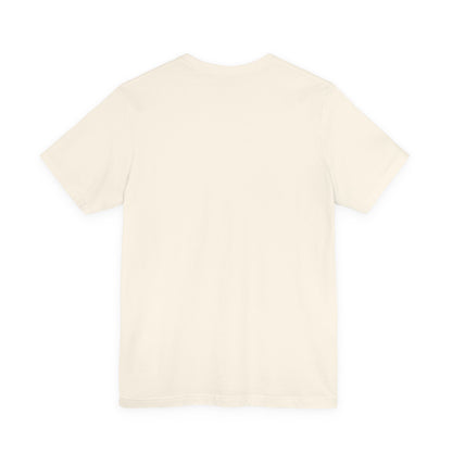 offline micro-logo tee | monoline minimal icon, tiny graphic shirt