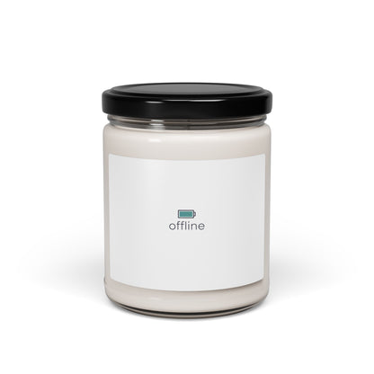 offline micro-icon candle | monoline minimal, tiny logo soy jar