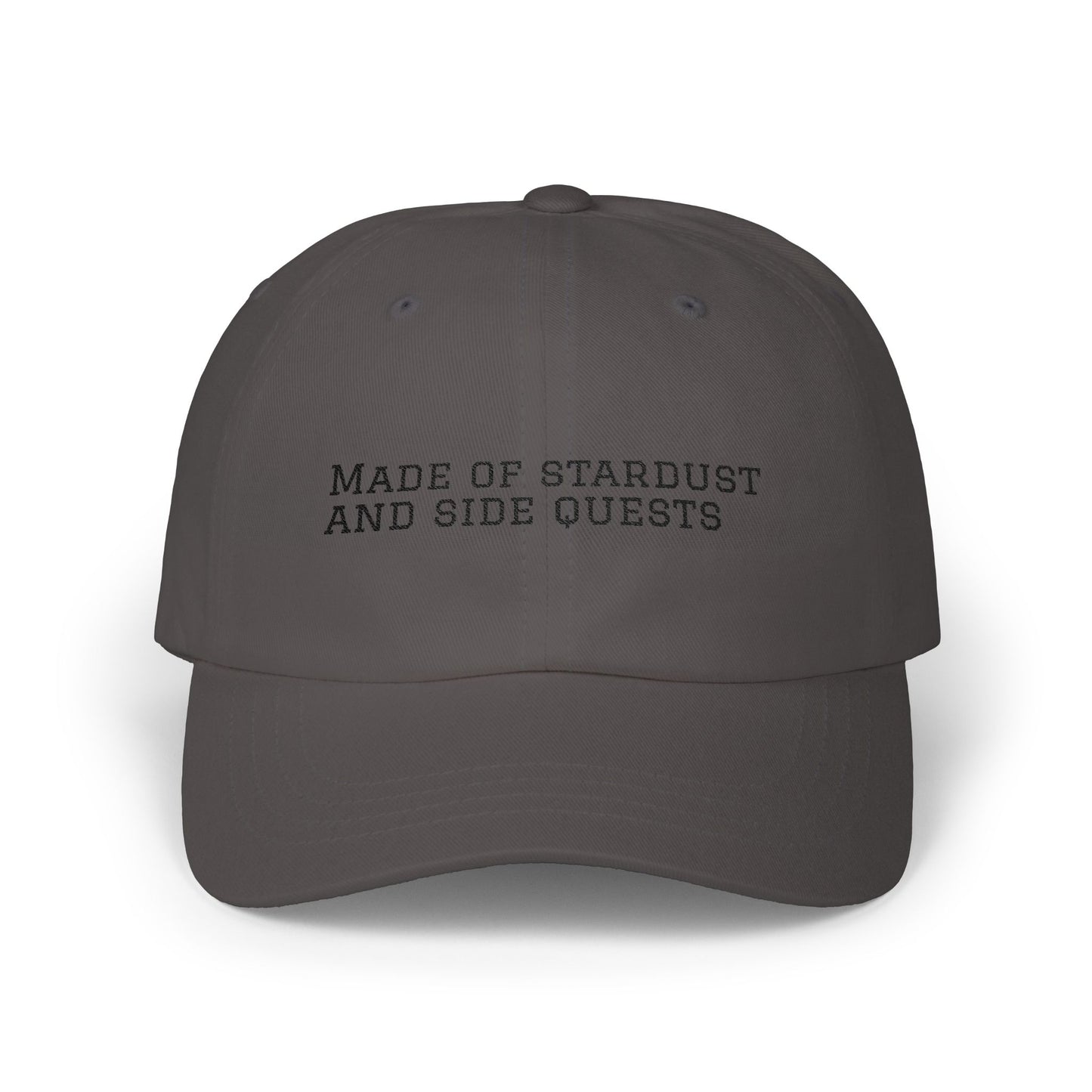 Cap — "Made of Stardust and Side Quests" Embroidered Hat