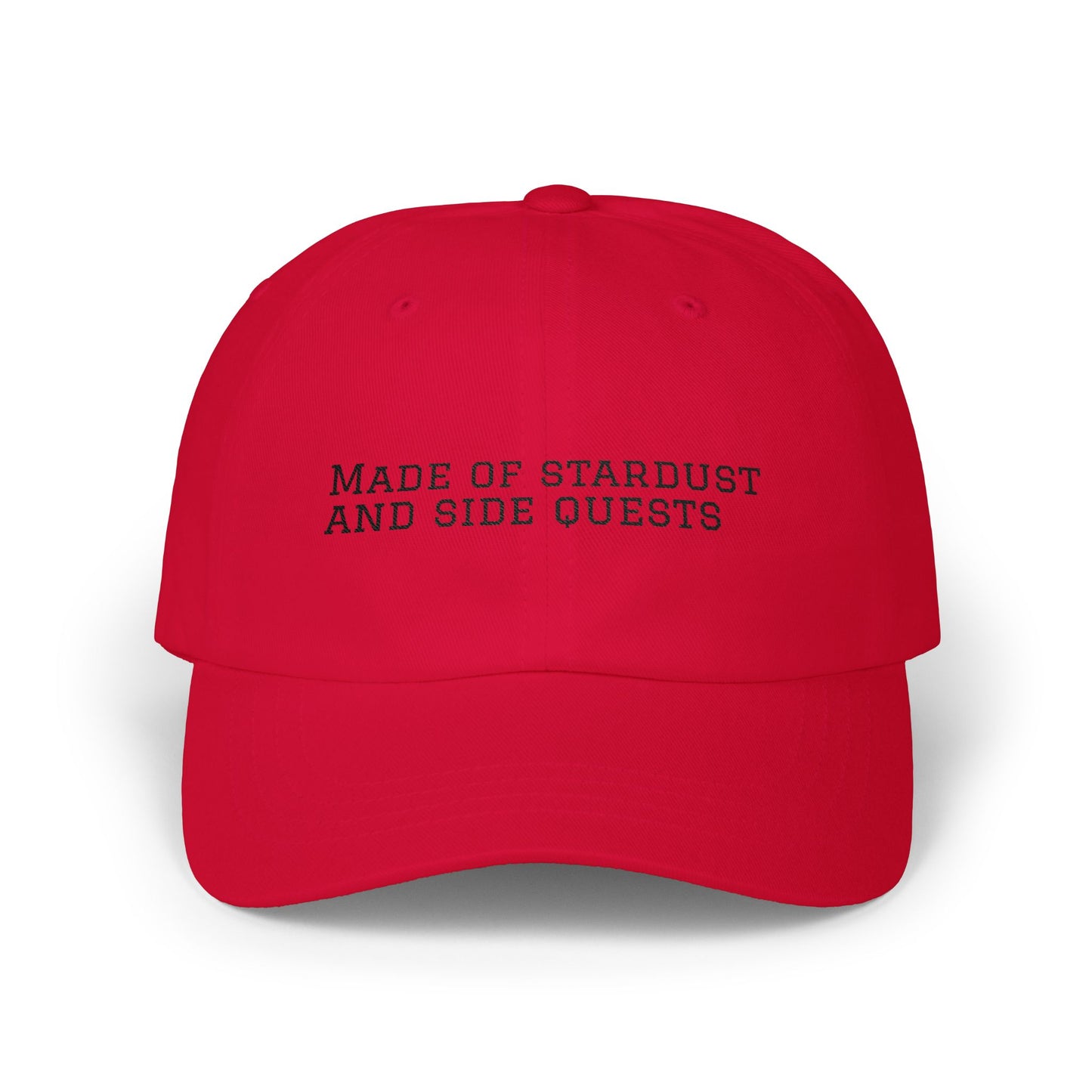 Cap — "Made of Stardust and Side Quests" Embroidered Hat