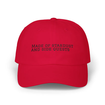 Cap — "Made of Stardust and Side Quests" Embroidered Hat