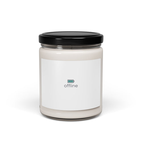 offline micro-icon candle | monoline minimal, tiny logo soy jar